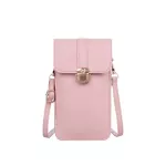 Leather Cell Phone Bag Touch Screen Oulder Pocet Wlet Pouch Case Nec Strap With Bac Hyae Mbrane