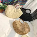 Bohian Paper Rope Straw Bags For Women Big Circle Beach Handbags Mmer Vintage Rattan Bag Handmade Intted Travel Bags