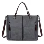 Yogodlns Vintage Leather Oulder Bag For Women Pu Leather Fe Handbag Large Capacity Crossbody Bag Ca Lady Se Bolso