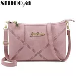 Smooza Retro Women Handbags Fe Oulder Crossbody Bags Ladies Artifici Leather Sml Stripe Mesger Envelope Bags