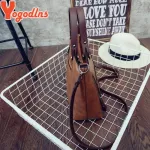Yogodlns Vintage Leather Oulder Bag For Women Pu Leather Fe Handbag Large Capacity Crossbody Bag Ca Lady Se Bolso