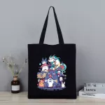 Women's Bag Totoro Anime Pattern Chic Vintage Canvas Bag Luxury Large Copy Oer Bag Y2 B Design Woman Handbag
