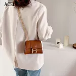 Lure Mini Trendy L-Match Mesger Bag for Women Solid CR PU Leather Ladies Oulder Bag Ca Crossbody Bag