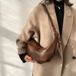 Women Soft Leather Handbags Hi Quity Vintage Crossbody Bags For Women Solid Chains Oulder Bags Fe Sac A Main New