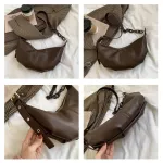 Women Soft Leather Handbags Hi Quity Vintage Crossbody Bags For Women Solid Chains Oulder Bags Fe Sac A Main New