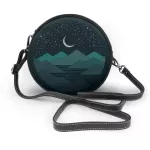 Star and Moon Oulder Bag Star and Moon Leather Bag Hi Quity Multifunction Women Bags Pattern Round SE