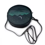 Star And Moon Oulder Bag Star And Moon Leather Bag Hi Quity Multifunction Women Bags Pattern Round Se