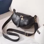 Pu Leather Trend Women's Bag New Ch Bag Crocodile Pattern Zier Women's Oulder Mesger Bag Luxury Handbags