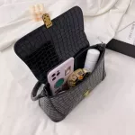 Women Pard Oulder Underarm Bag Retro Pu Portable Fe Flap Handbags Totes Youth Ladies Versa Bag