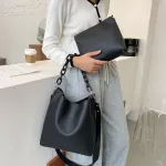 Large Capacity Women Oulder Bags Designer Handbags Tote Luxury Pu Leather Crossbody Bag Ca Simply Bucets Posite Se
