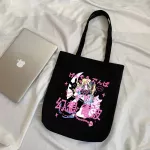 Canvas Corduroy Oulder Ng Bags Anime Print Women Oer Daily Handbag Fe Y2 Storage Reusable Foldable Totes Bags