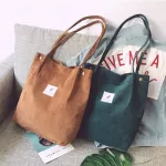 Bags For Women Corduroy Oulder Bag Reusable Ng Bags Ca Tote Fe Handbag For A Certain Number Of Dropiing