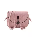 Mini Women Mesger Bags Pu Leather Women Oulder Bag Tassel Solid Clutches Chain Women Crossbody Bags Tote