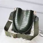 Dida Crocodile Crossbody Bag For Women Oulder Bag Brand Designer Women Bags Luxury Pu Leather Bag Bucet Bag Handbag