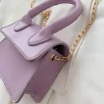 Mini Sml Square Bag New Quity Pu Leather Women's Handbag Crocodile Pattern Chain Oulder Mesger Bags