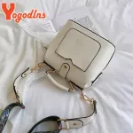 Yogodlns Luxury Oulder Bag For Women Pu Leather Crossbody Bag Vintage Brdery Handbag Designer Lady Se Bolsas