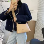 Exquisite Ng Bag Portable Pu Leather Oulder Bag Women Solid Cr Square Muter Handbag Trun