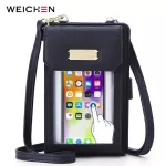Transparent Touchable Cell Phone Pocet Oulder Bags For Women Ladies Sml Crossbody Bag Fe Mini Mesger Bag