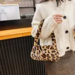 Sml H Soft Crossbody Bags Underarm Oulder Fluffy Lady Oulder Handbags Fe Totes For Women Trend