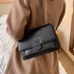 Stone Pattern Leather Crossbody Bag For Women Sac A Main Fe Oulder Bag Fe Handbags And Ses With Handle