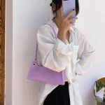 Retro Women Sml Handbags Portable Solid Vintage Pu Leather Oulder Totes Bag Youth Ladies Versa Bag