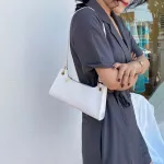 Retro Women Sml Handbags Portable Solid Vintage Pu Leather Oulder Totes Bag Youth Ladies Versa Bag