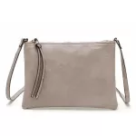 Vintage Slim Thin Women Leather Mesger Bag Envelope Crossbody Bag For Ladies Mini Oulder Bag Handbag Ses Hand Bag