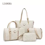 5-Piece Set Luxury Brand Women Hand Bag Pu Leather Se Bags Oulder Mesger Ladies Handbag Bolsa Finina