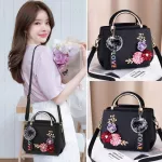 Flowers Designer Pu Leather Crossbody Bags For Women Vintage Sml Oulder Handbags Fe Ca -Handle