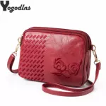 Multifunction Women Brdery Flower Handbag Lady Crossbody Oulder Bags For Fe M Sml Multi-Zier Mesger Bags