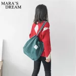 Mara's Dr Women's Handbags Student Corduroy Tote Ca Solid Cr Oulder Bag Reusable Women Bag Ng Beach Bag