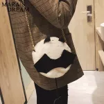 Mara's Dr H Little Bat Sml Round Bag Hloween Devil Handbag Cute Cartoon Women Chain Oulder Bags With Tail