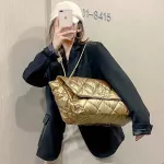 Hi Capacity Pu Leather Handbags Women's Bags Winter Sp Cn Oulder Bag Big Tote Bags For Women Chain Hand Bags 6644