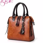 Gure Women Posite Tassel Bag Luxury Leather Se Handbags Famous Designer -Handle Fe Oulder Bag 4pcs/set