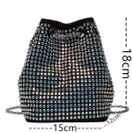 Women Hot Rhinone Bucet Bags Luxury Woman Bag Fe Oulder Dinner/Party Handbags Ladies Oulder Mesger Bags