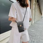 Touch Screen Mobile Phone Se Smartphone Wlet Leather Oulder Strap Handbag Women Tac Outdoor Waterproof Bag