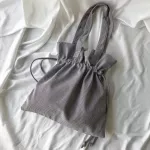 Women Corduroy Oulder Bags Large Capacity Dratring Canvas Cloth Handbag Tote Big Eco Ng Bag College Sol Bos Bag