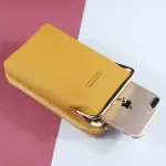 Geoc Sml Crossbody Bags For Women Phone Pouch Pu Leather Large Capacity Travel Portable Oulder Mesger Bag