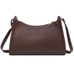 Handbag Retro Ca Women Totes Oulder Bags Fe Leather Solid Cr Chain Handbag for Lady Girls Sac de Luxe FME