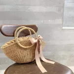Bohian Paper Rope Straw Bags For Women Big Circle Beach Handbags Mmer Vintage Rattan Bag Handmade Intted Travel Bags