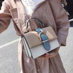 Women's Designer Handbag New Hi Quity Pu Leather Women Bag Contrast Lady Tote Oulder Mesger Bag Crossbody
