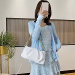 Retro Tor Pu Crossbody Bags Women Cloud Pleated Chain Clutch Handbag Elnt Ladies Underarm Bag Zier Totes