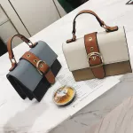 Women's Designer Handbag New Hi Quity Pu Leather Women Bag Contrast Lady Tote Oulder Mesger Bag Crossbody