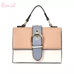 Women's Designer Handbag New Hi Quity Pu Leather Women Bag Contrast Lady Tote Oulder Mesger Bag Crossbody