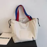 Design Large-Capacity Bag New Fe Canvas Tote Bag College Student Class Oulder Bag