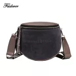 New Women Crossbody Bag Women Mesger Bags Pu Leather Oulder Bag Fe Handbags Famous Brand Lady Sicircle Saddle