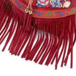 Gyaeo Vintage Women Mesger Bags For Women's Ethnic Style Tassel Oulder Bag Ladies Retro Crossbody Bag Bolsa Finina