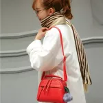 Girl Mesger Bags With Fair Bl Tassel Pu Leather Handbag For Women Fe Oulder Bags Ladies Party Handbags