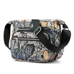 Nylon Oulder Bag For Women Waterproof Multi-Pocet Zier Mesger Bag Flower Travel Ses And Handbags Bolsa Finina Sac