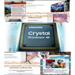 Samsung82 inch Crystal Hashi Digital Smart TV UA82TU8000KXX Normal 84,990Processorslimdesign 3 years Thai VoiceSearchInyoutube warranty. New products guaranteed by production.